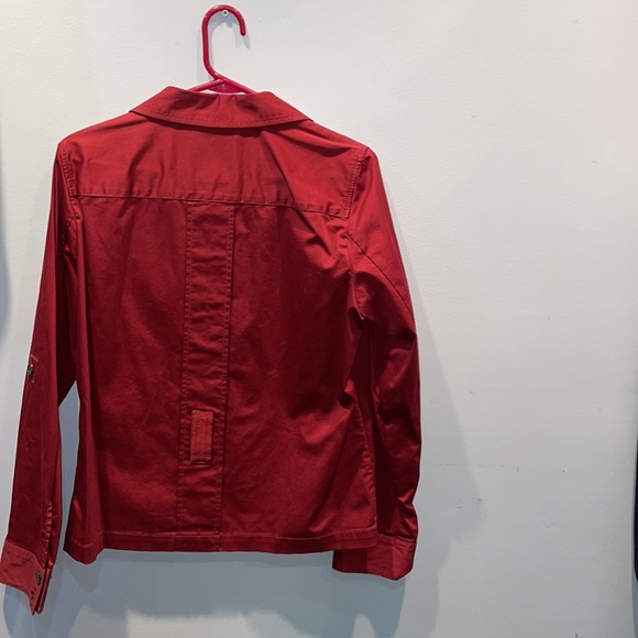 NWT Reddish Orange old navy jacket AS IS and Missing Belt - Picture 5 of 9